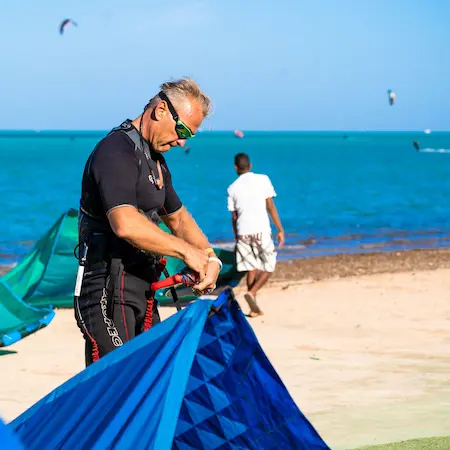 Kitesurf-Action